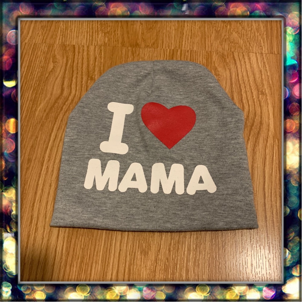 I ❤️ Mama kids beanie